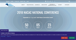 Desktop Screenshot of nacacconference.org