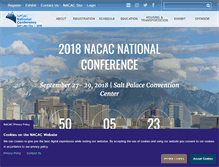 Tablet Screenshot of nacacconference.org
